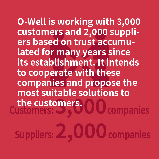 Customers: 3,000 companies Suppliers: 2,000 companies 