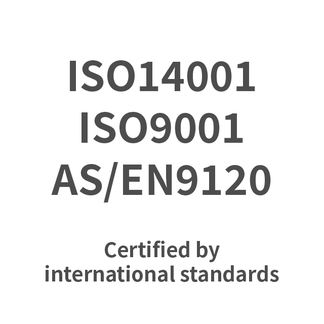 Certified by international standards 