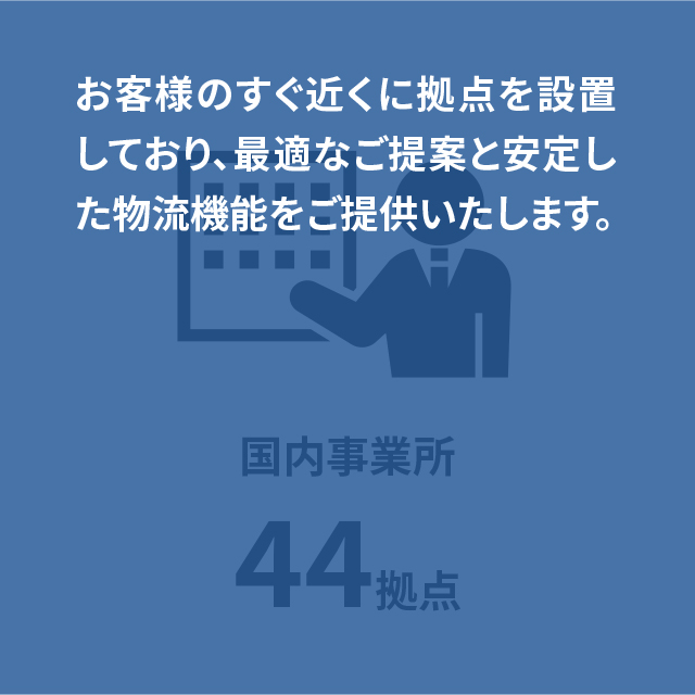 国内事業所44拠点