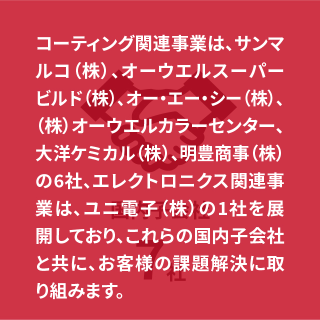 国内グループ会社6社